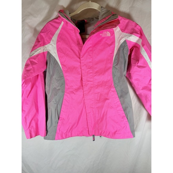 The North Face Other - The North Face Pink Rain Jacket Girls M 10/12 Lightweight Hooded Waterproof